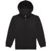 B&C BE INSPIRED Kids ID.334 Zip Hood Black