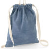 BagBase Denim Gymsac Light Denim
