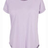 Build Your Brand Ladies' Long Slub Tee Lilac