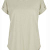 Build Your Brand Ladies' Long Slub Tee Soft Salvia