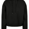 Build Your Brand Ladies' Organic Oversized Hoody Black