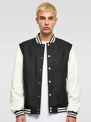 Build Your Brand Oldschool College Jacket