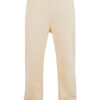 Build Your Brand Fluffy Track Sweatpants White Sand