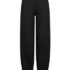Build Your Brand Ladies Fluffy Sweatpants Black