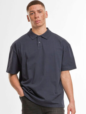 Build Your Brand Oversized Polo Shirt