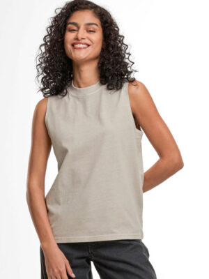 Build Your Brand Ladies Vintage Washed Sleeveless Tee