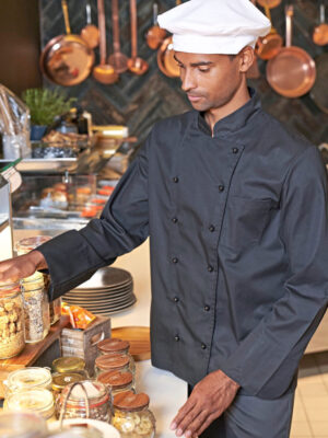CG Workwear Men's Chef Jacket Rimini