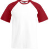 Promodoro Men's Raglan T White Red