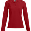 Promodoro Women's Heavy Polo Long Sleeve Fire Red