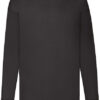 Fruit of the Loom Kids' Valueweight Long Sleeve T Black
