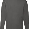 Fruit of the Loom Valueweight Long Sleeve T Light Graphite (solid)