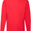 Fruit of the Loom Valueweight Long Sleeve T Red