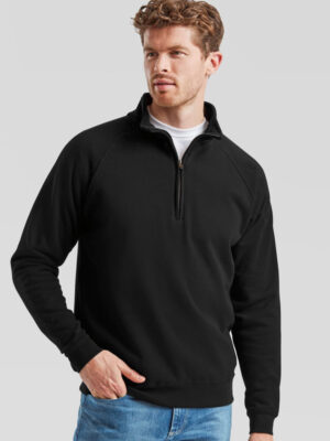 Fruit of the Loom Classic Zip Neck Sweat