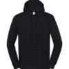 Fruit of the Loom ICONIC 250 Hooded Sweat Black