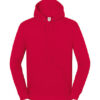 Fruit of the Loom ICONIC 250 Hooded Sweat Red