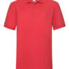 Fruit of the Loom 65/35 Heavy Piqué Polo Red