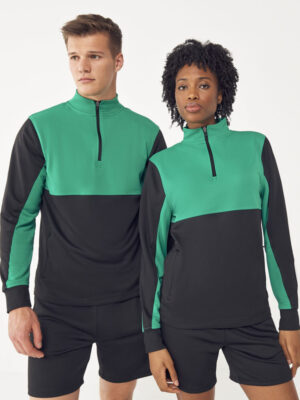 Finden+Hales Adults 1/4 Zip Tracksuit Top
