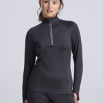Just Cool Women's Cool-Flex 1/2 Zip Top