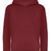 Just Hoods Kids' Organic Hoodie Burgundy