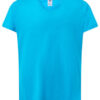 JHK Ladies' Curves T-Shirt V-Neck Turquoise