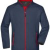 Daiber Men's Promo Softshell Jacket Iron Grey Red