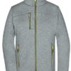 Daiber Ladies' Softshell Jacket Dark Melange Yellow
