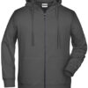 Daiber Men's Zip-Hoody Graphite (solid)