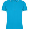 Daiber Ladies' Polo Turquoise White