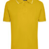Daiber Men's Polo Sun Yellow White