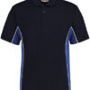 Kustom Kit Classic Fit Track Polo Navy Royal White