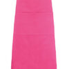 Kustom Kit Long Superwash® 60º Bar Apron Unisex Raspberry