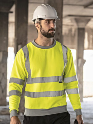 Korntex Hi-Vis Workwear Sweatshirt Limerick