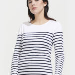 SOL´S Women's Long Sleeve Striped T-Shirt Matelot