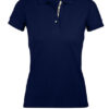 SOL´S Women's Polo Shirt Portland French Navy Grey (solid)