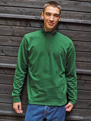 Neutral Unisex Quarter Zip Sweatshirt