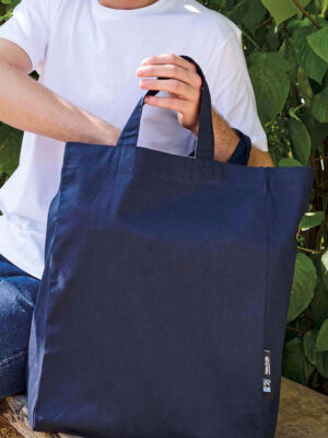 Neutral Twill Grocery Bag