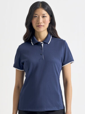 Premier Workwear Women's Contrast Coolchecker® Polo