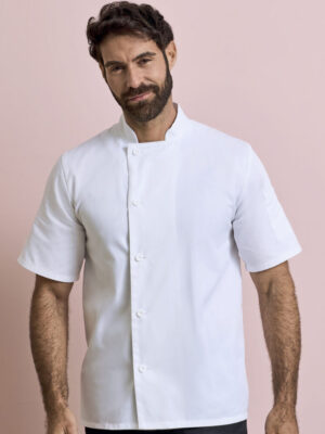 Premier Workwear Essential Short Sleeve Chef's Jacket