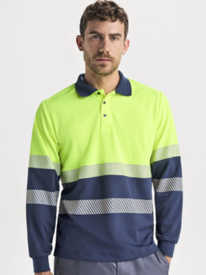Roly Workwear Polo Shirt Vega Long Sleeve