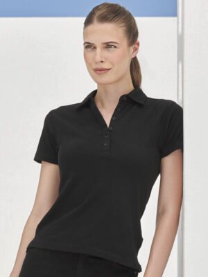 SF Clothing Women's Short Sleeved Stretch Polo
