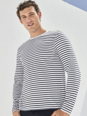 SF Clothing Unisex Long Sleeved Striped T