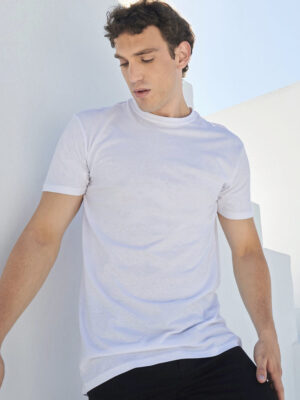 SF Clothing Men's Longline T-Shirt With Dipped Hem