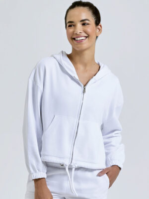 TriDri® Women's Recycled Drawstring Full-Zip Hoodie