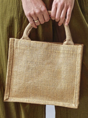 Westford Mill Shimmer Jute Mini Gift Bag