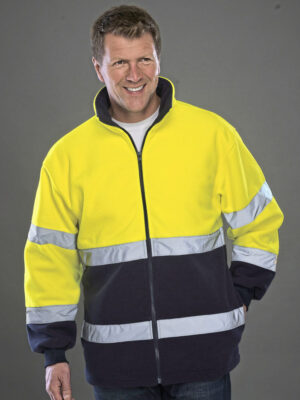 YOKO Hi-Vis 2 Bands 2-Tone Fleece Jacket
